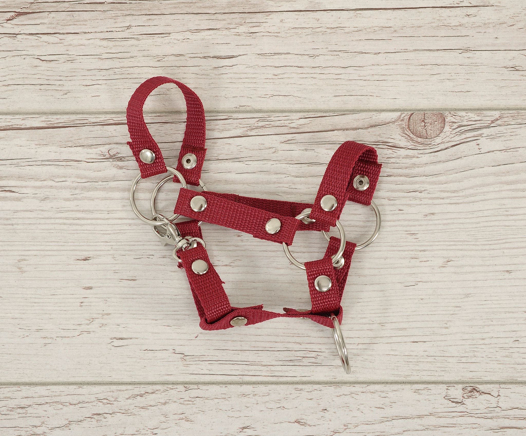 Hobby Horse halter A4 and A5 universal - burgundy