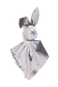 DOUDOU Cuddly bunny double-sided cotton and minky - Balloons - grey