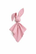DOUDOU Soft cosy cuddly bunny blanket in cotton - Pastel pink