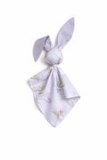 DOUDOU Soft cosy cuddly bunny blanket in cotton - Gooses / grey