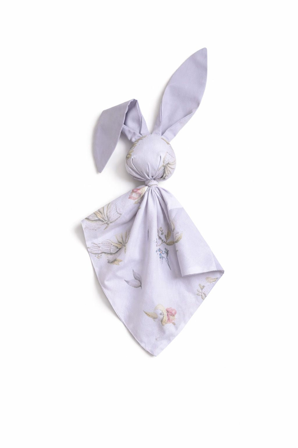 DOUDOU Soft cosy cuddly bunny blanket in cotton - Gooses / grey