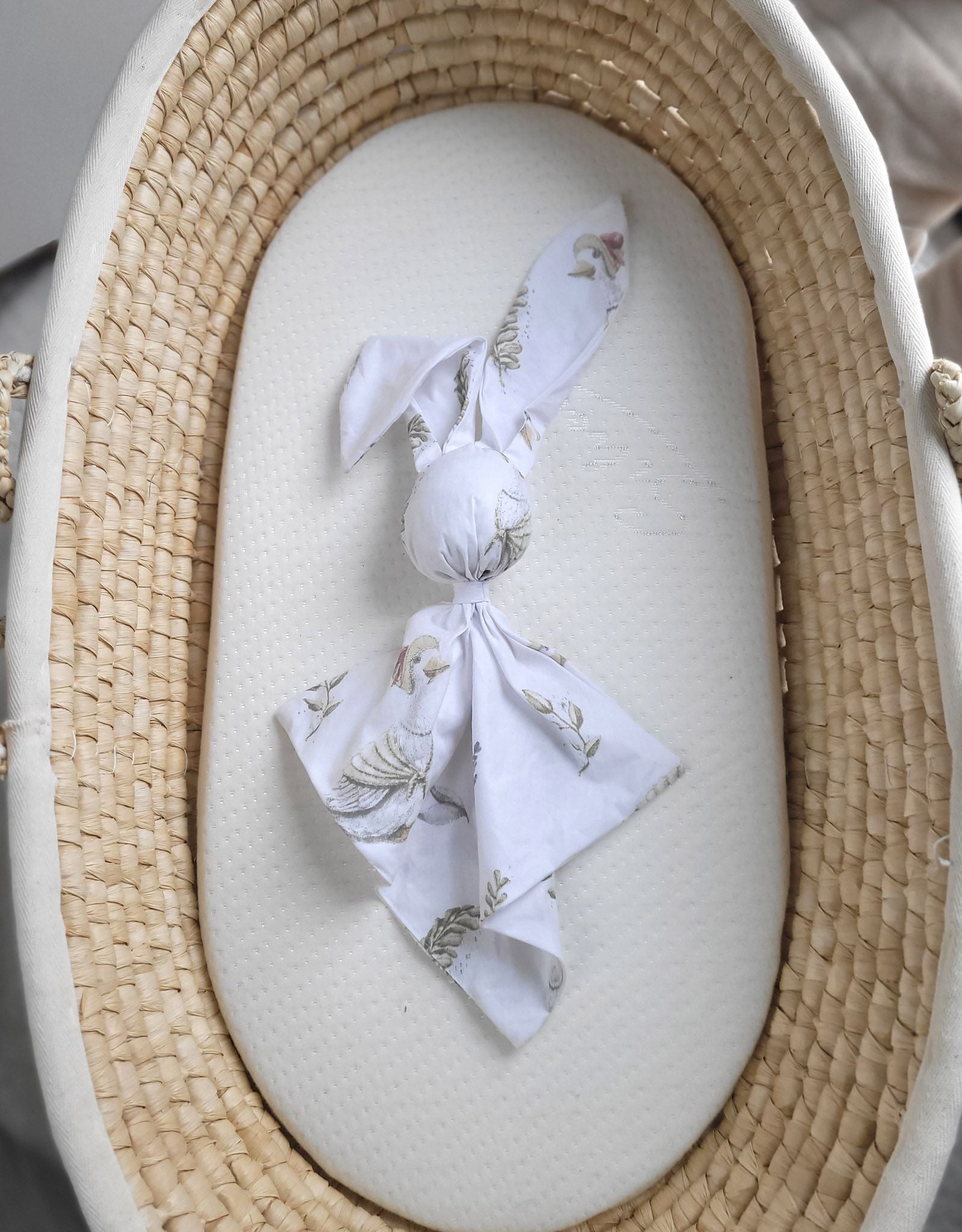 DOUDOU Soft cosy cuddly bunny blanket in cotton - Gooses