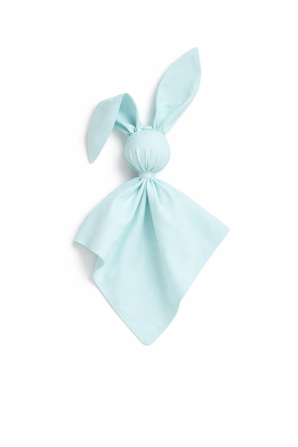 DOUDOU Soft cosy cuddly bunny blanket in cotton - Mint