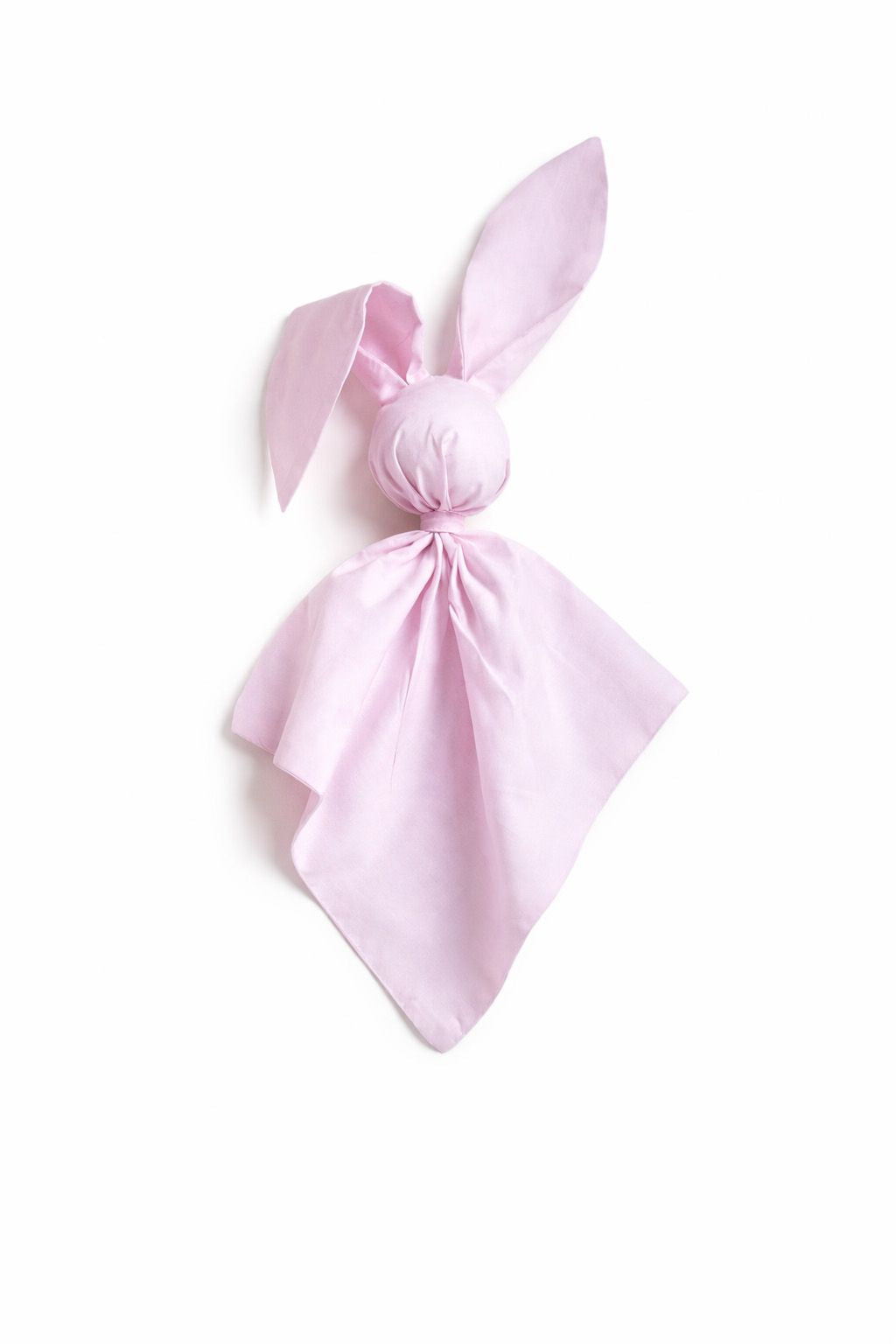 DOUDOU Soft cosy cuddly bunny blanket in cotton - Pink