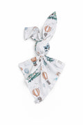 DOUDOU Soft cosy cuddly bunny blanket in cotton - Sky adventure