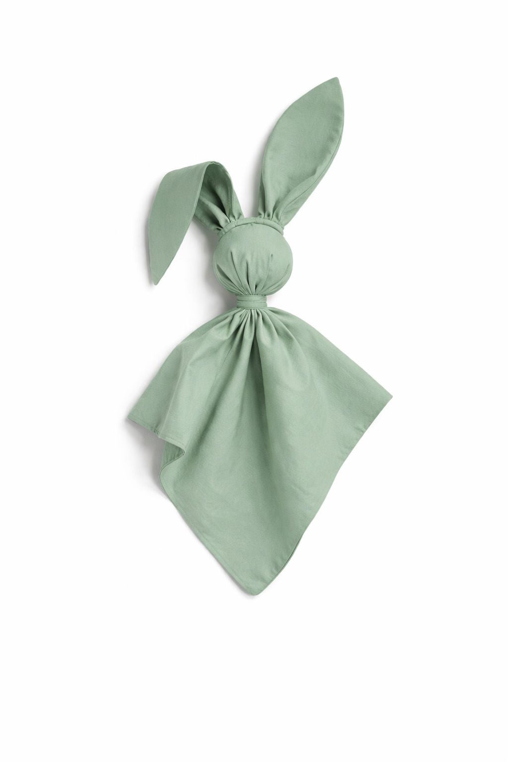 DOUDOU Soft cosy cuddly bunny blanket in cotton - Sage