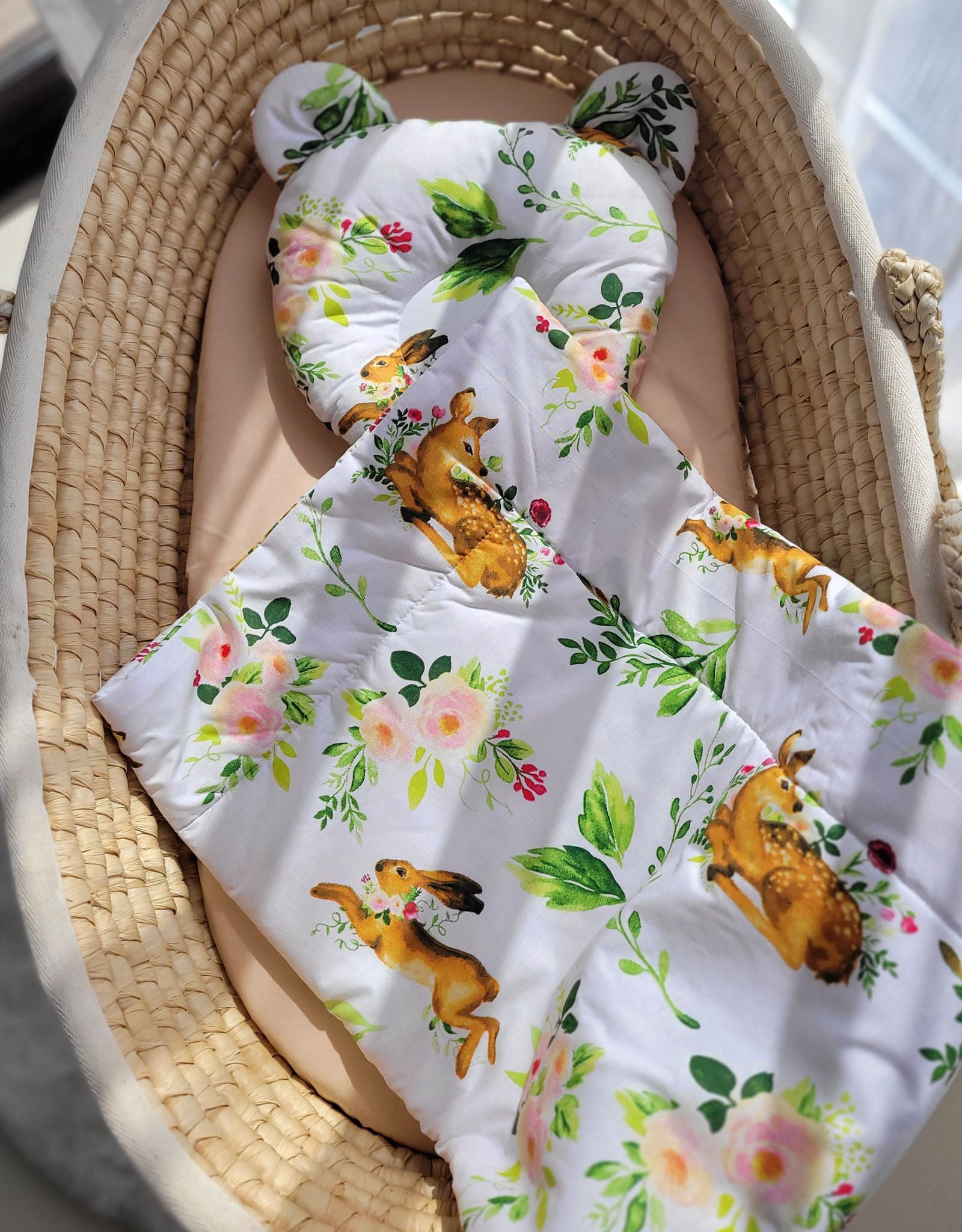 Duvet with pillow Teddy - 2pcs set - in the forest