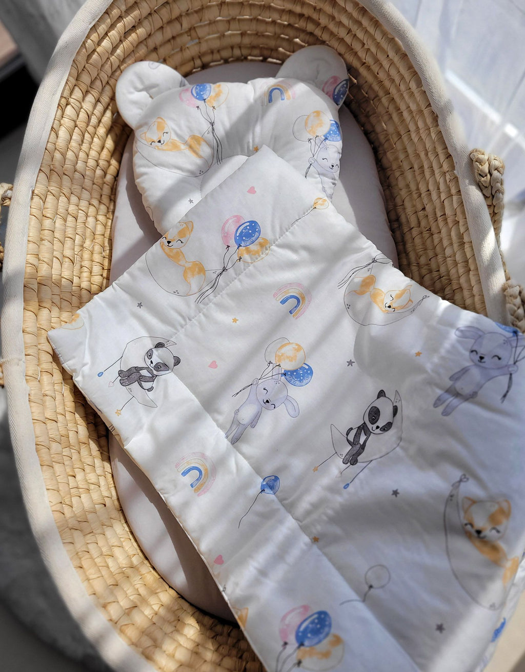 Duvet with pillow Teddy - 2pcs set - balloons