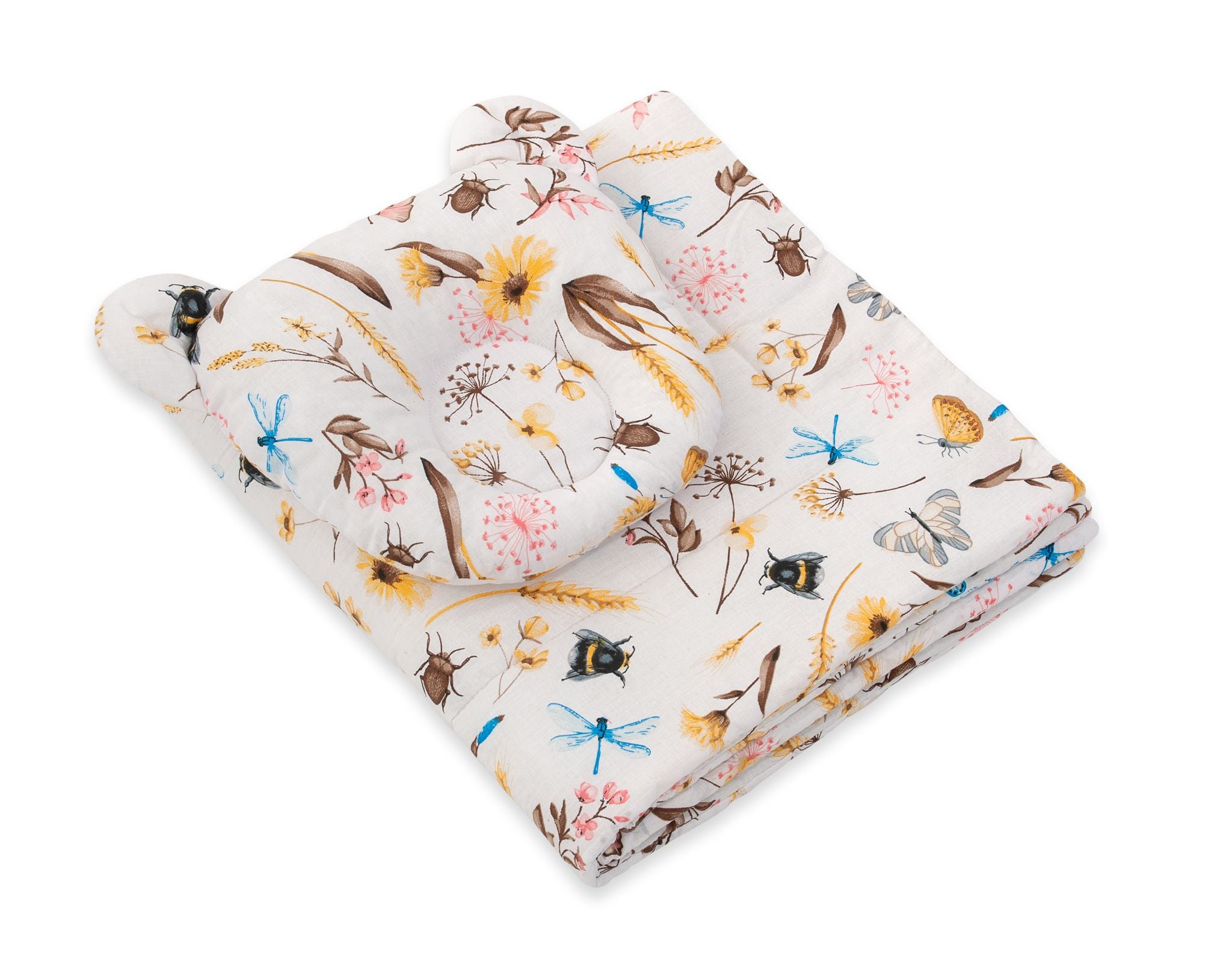 Duvet with pillow Teddy - 2pcs set - Summer meadow