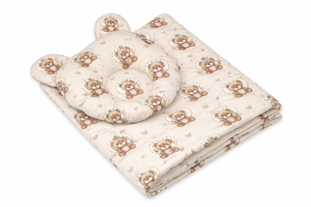 Duvet with pillow Teddy - 2pcs set - Teddy love