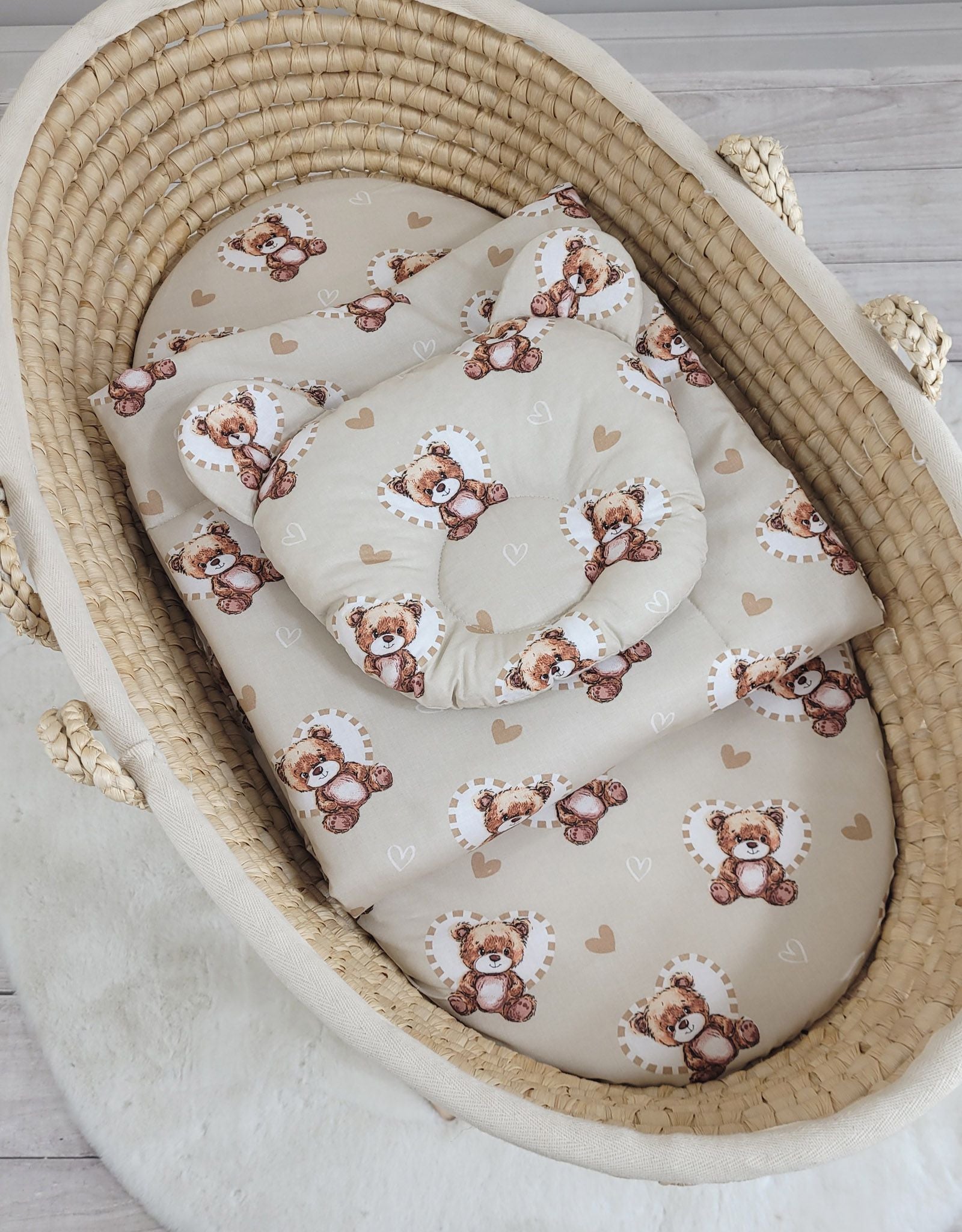Duvet with pillow Teddy - 2pcs set - Teddy love