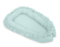 Baby nest Premium Cocoon for infants with a ruffle MY SWEET BABY- mint
