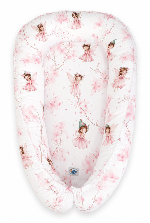 Baby nest double-sided Premium Cocoon for infants MY SWEET BABY- Blossom Fairies