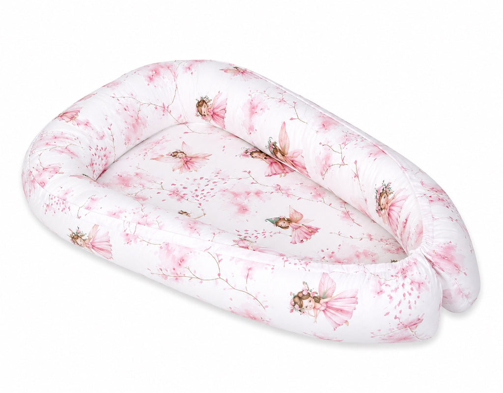 Baby nest double-sided Premium Cocoon for infants MY SWEET BABY- Blossom Fairies