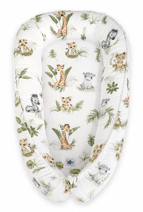 Baby nest double-sided Premium Cocoon for infants MY SWEET BABY- Little Safari