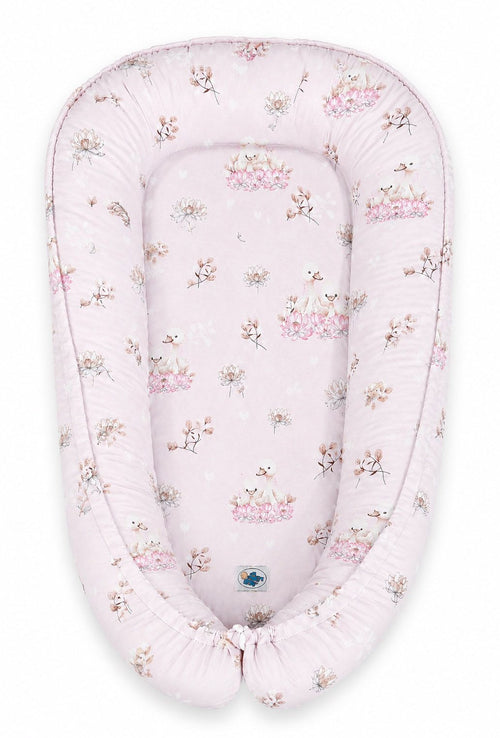 Baby nest double-sided Premium Cocoon for infants MY SWEET BABY- Little Swans