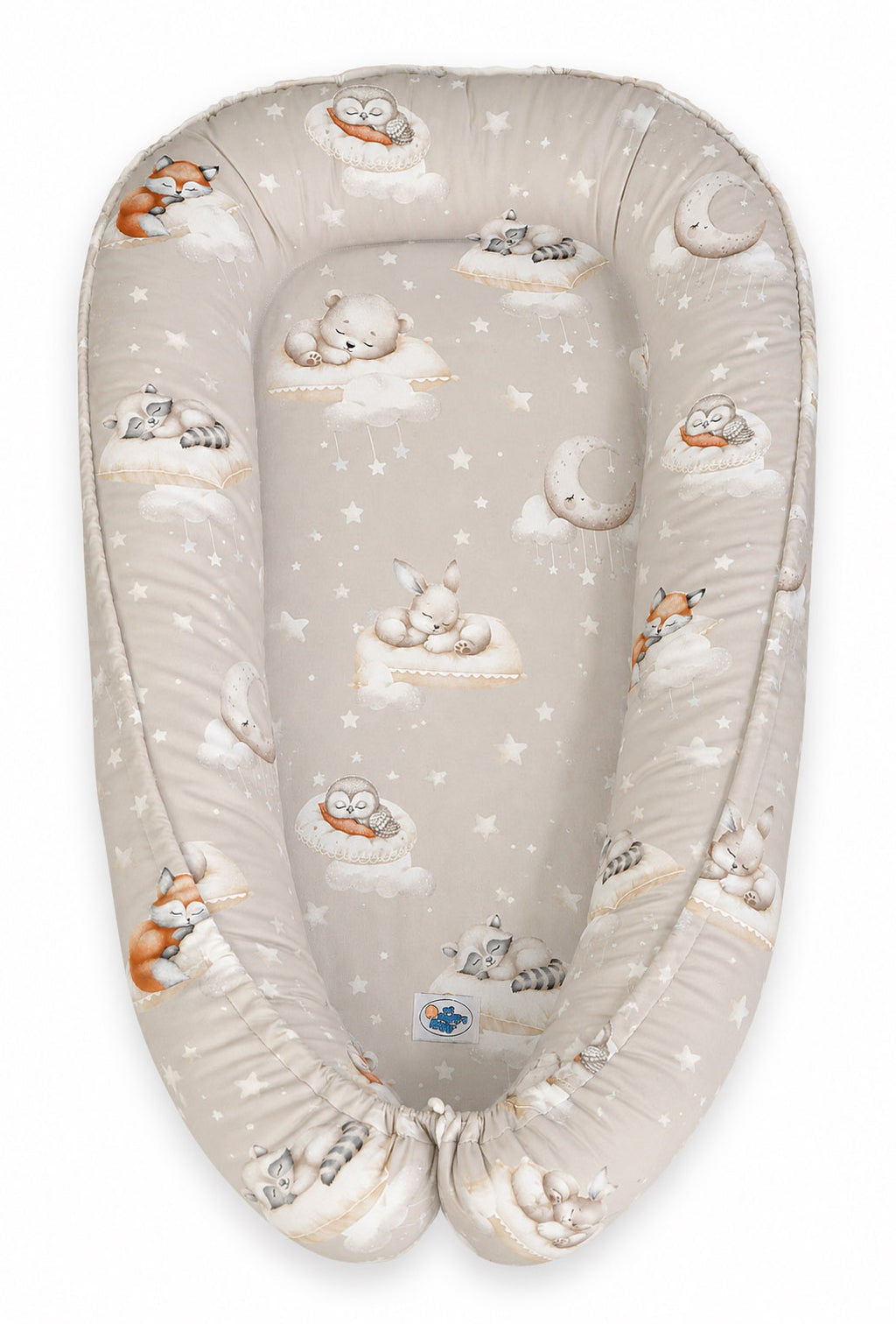 Baby nest double-sided Premium Cocoon for infants MY SWEET BABY- Twinkle Woodland