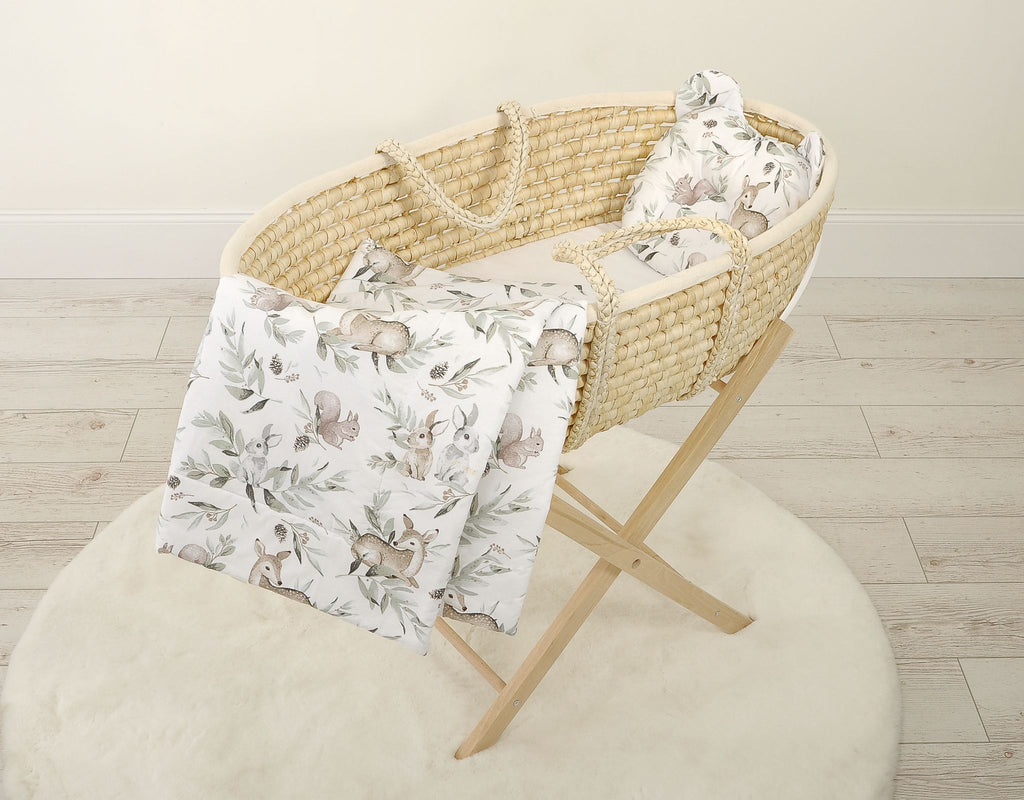 Duvet with pillow Teddy - 2pcs set - woodland olive