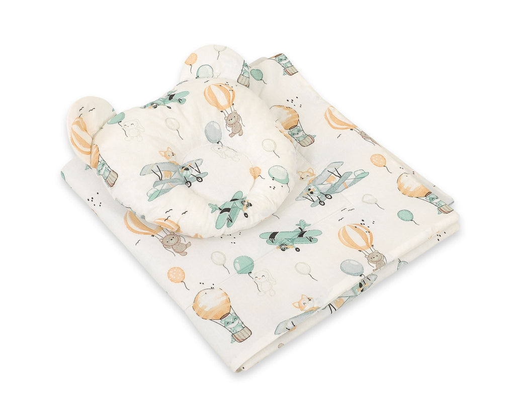 Duvet with pillow Teddy - 2pcs set -  sky adventure