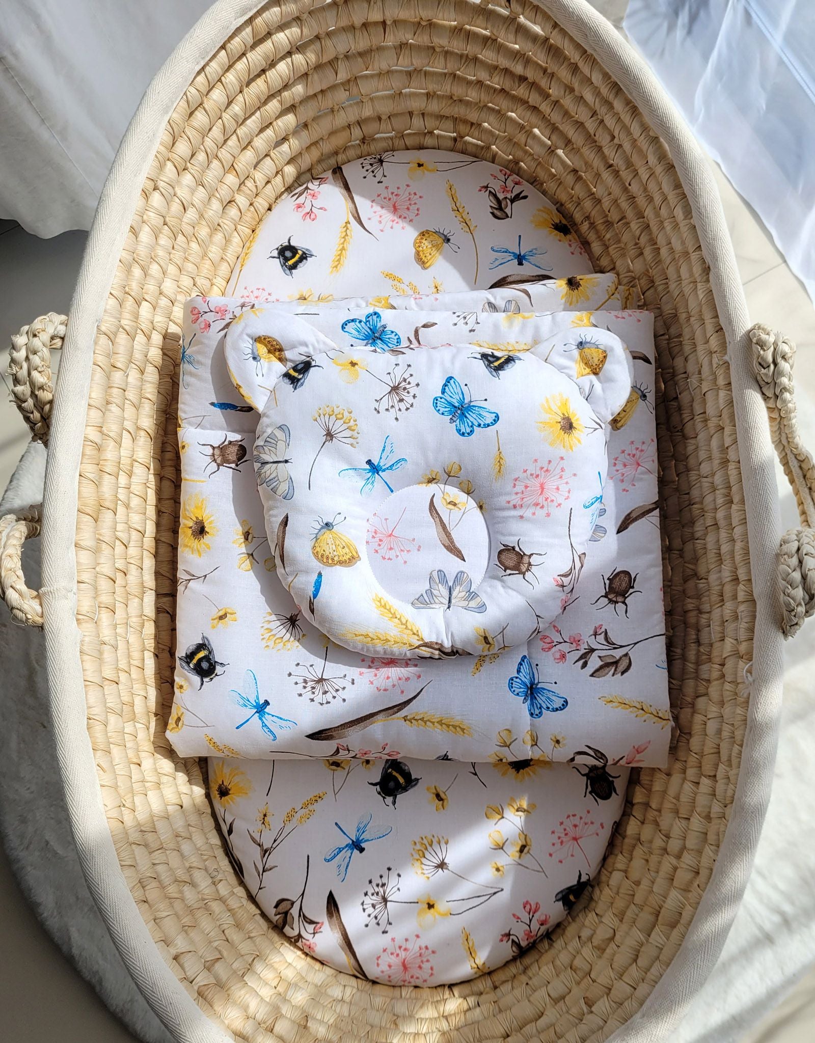 Duvet with pillow Teddy - 2pcs set - Summer meadow