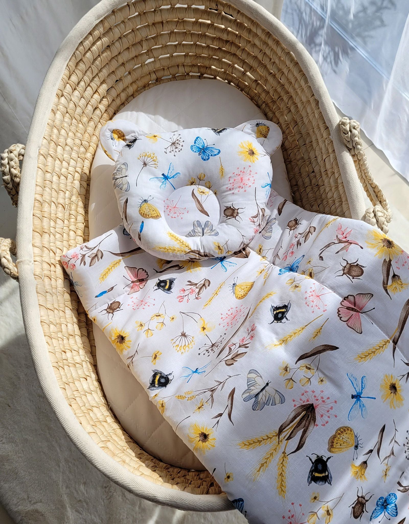 Duvet with pillow Teddy - 2pcs set - Summer meadow