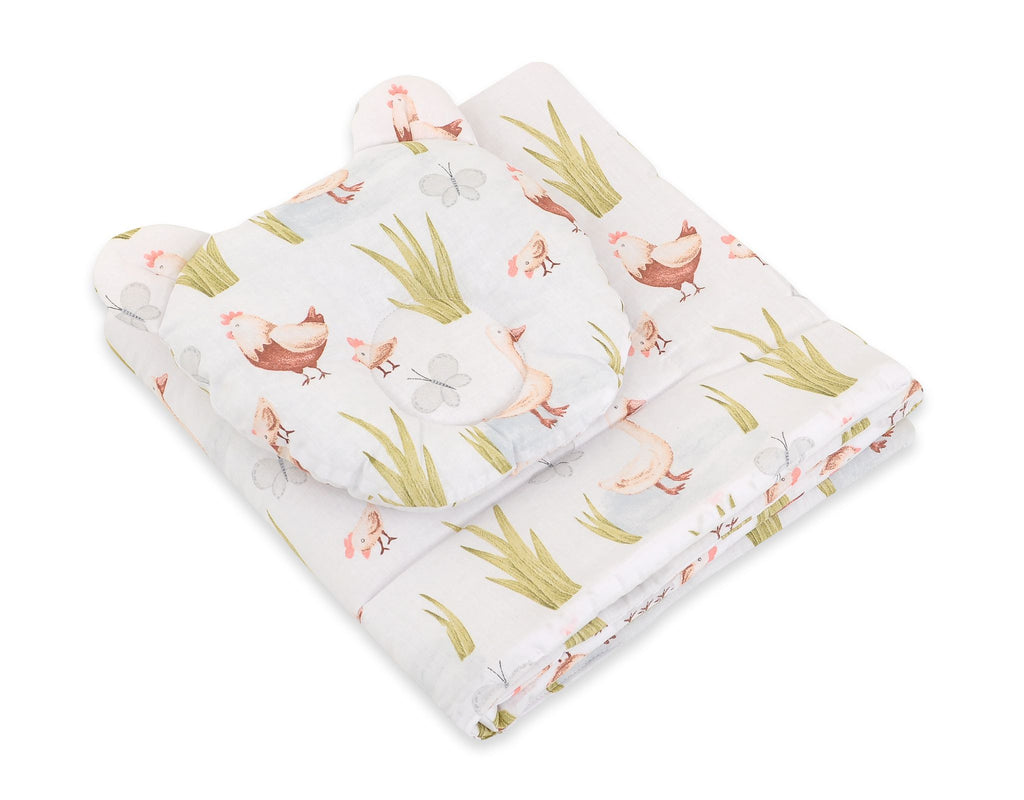 Duvet with pillow Teddy - 2pcs set - In the country
