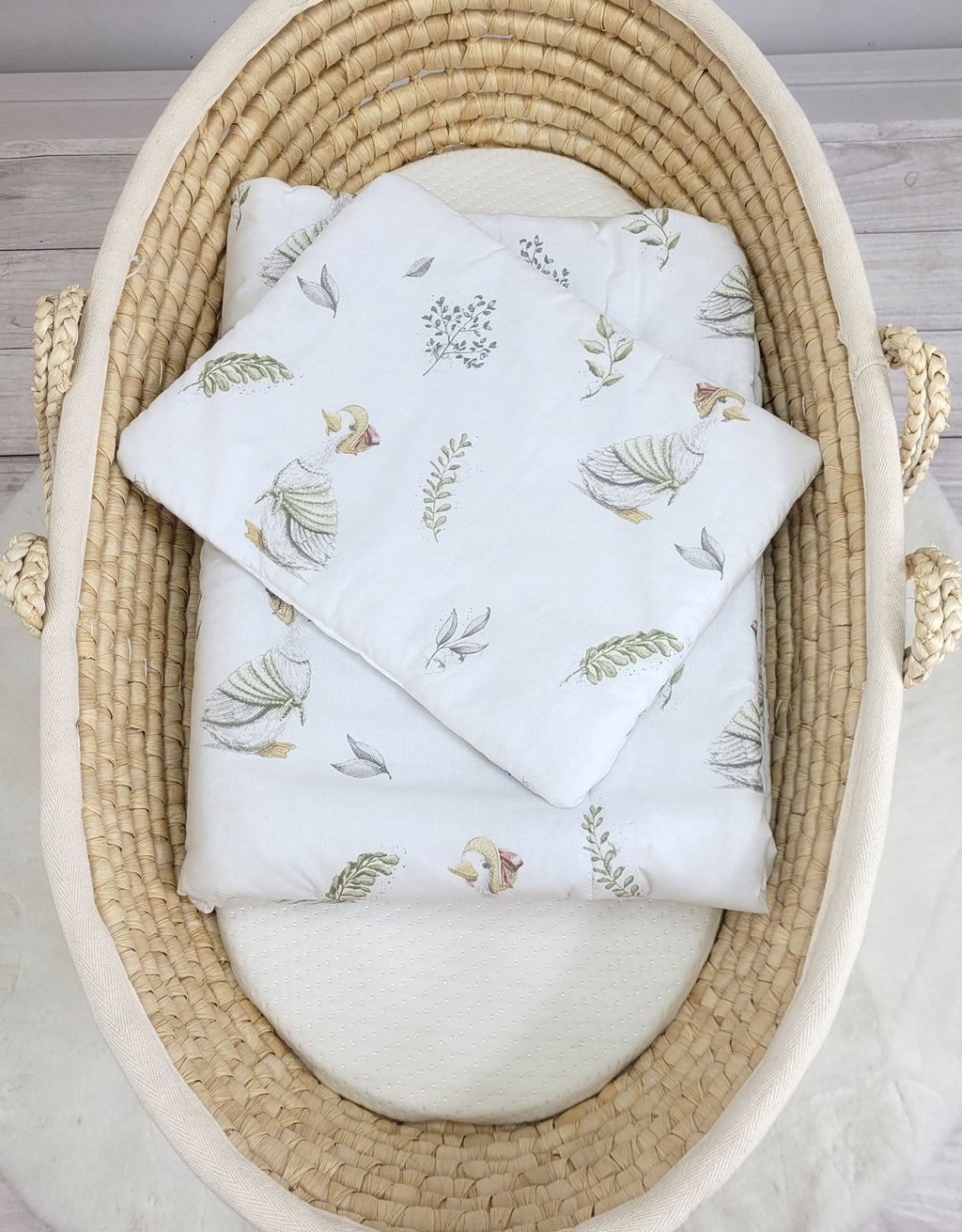 Bedding set 2-pcs 75x100cm NEWBORN- gooses