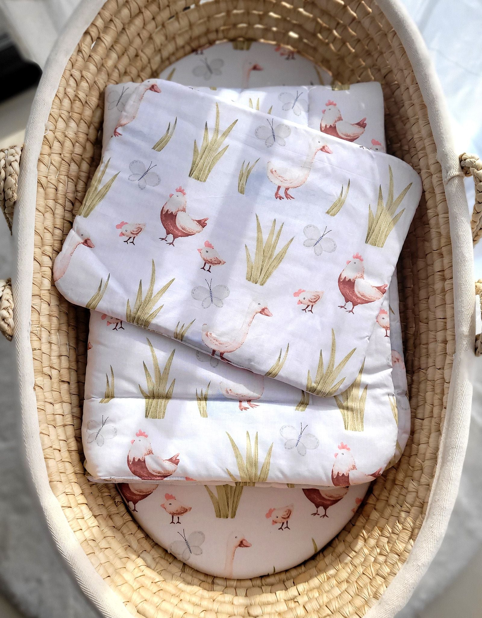 Bedding set 2-pcs 75x100cm NEWBORN - In the country