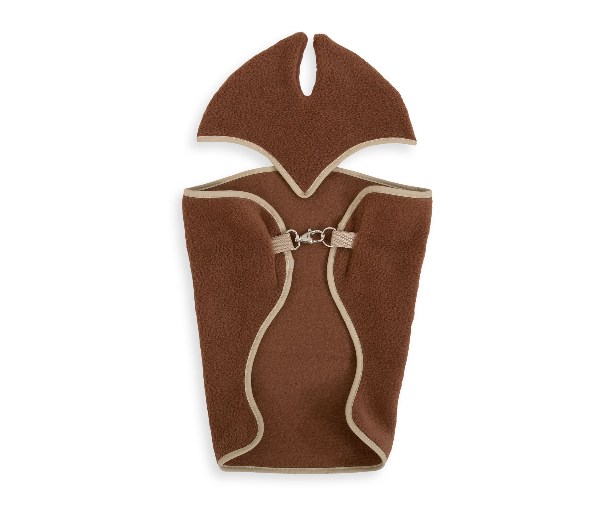 Set for Hobby Horse A3: Fleece blanket + earmuffs - brown