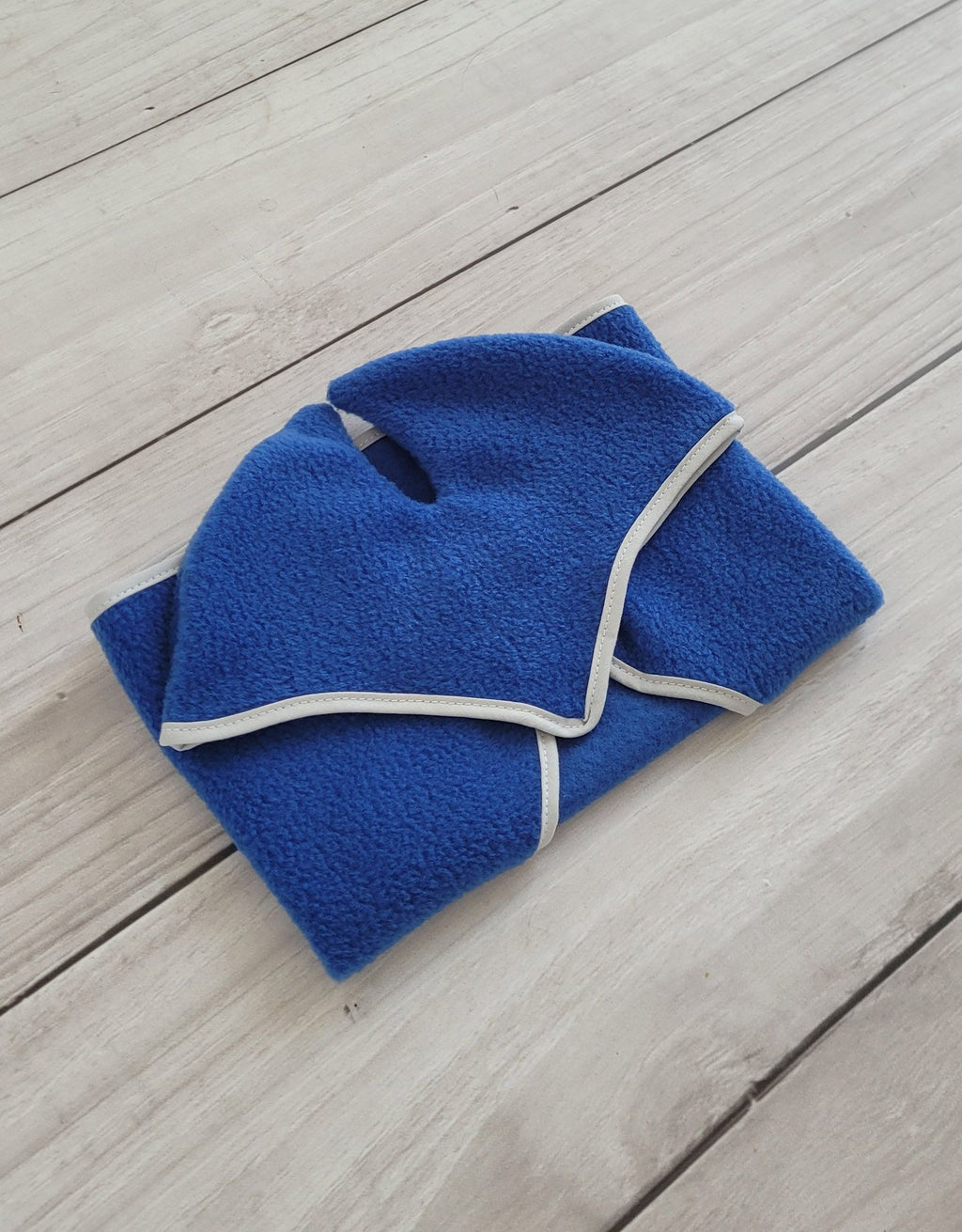 Set for Hobby Horse A3: Fleece blanket + earmuffs - dark blue