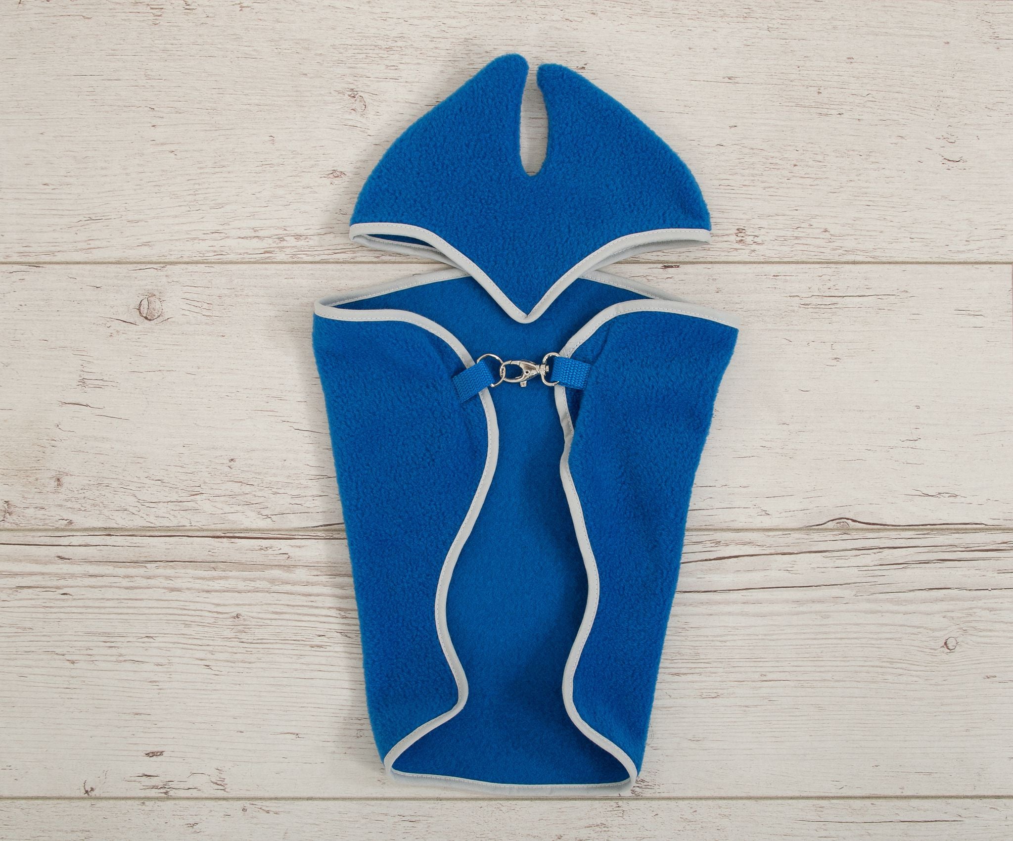 Set for Hobby Horse A4 and A5: Fleece blanket + earmuffs - dark blue