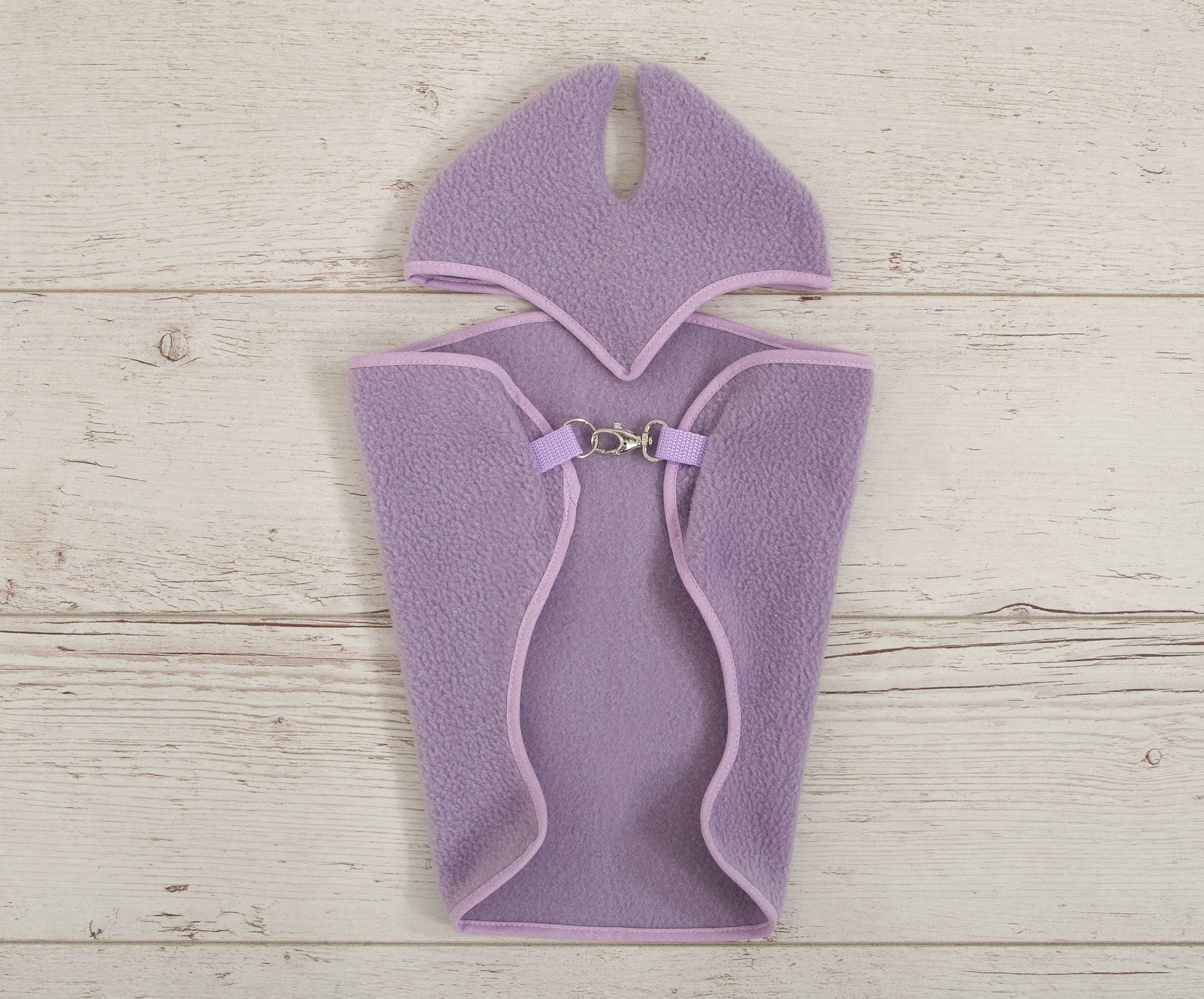 Set for Hobby Horse A3: Fleece blanket + earmuffs - violet