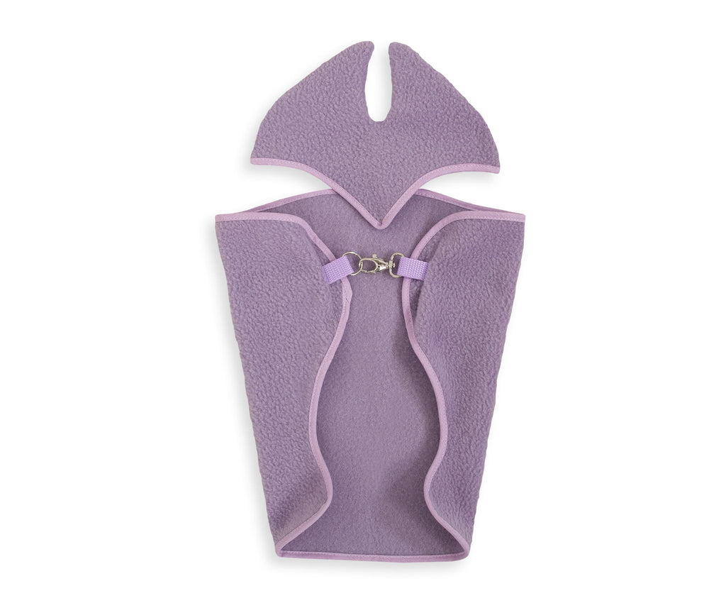 Set for Hobby Horse A3: Fleece blanket + earmuffs - violet