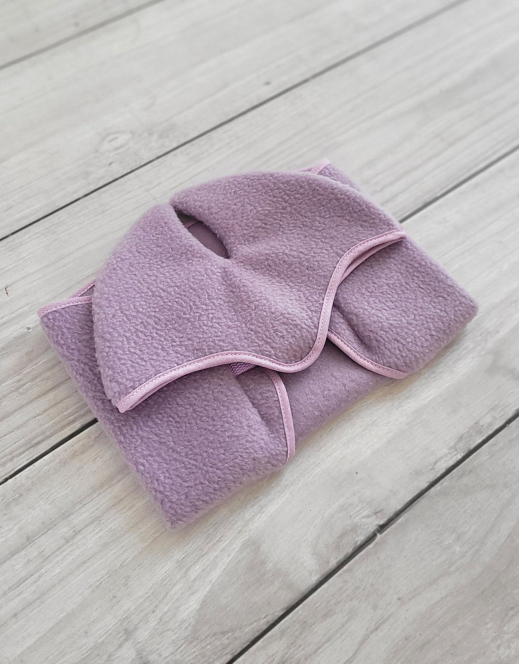 Set for Hobby Horse A3: Fleece blanket + earmuffs - violet