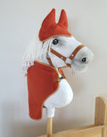 Set for Hobby Horse A3: Fleece blanket + earmuffs - ginger