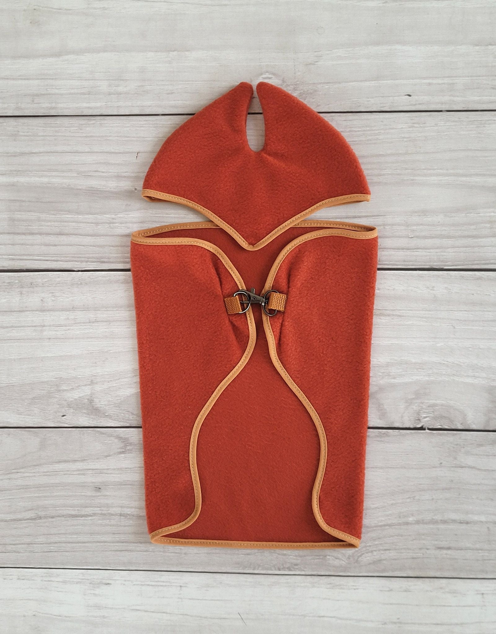 Set for Hobby Horse A4 and A5: Fleece blanket + earmuffs - ginger