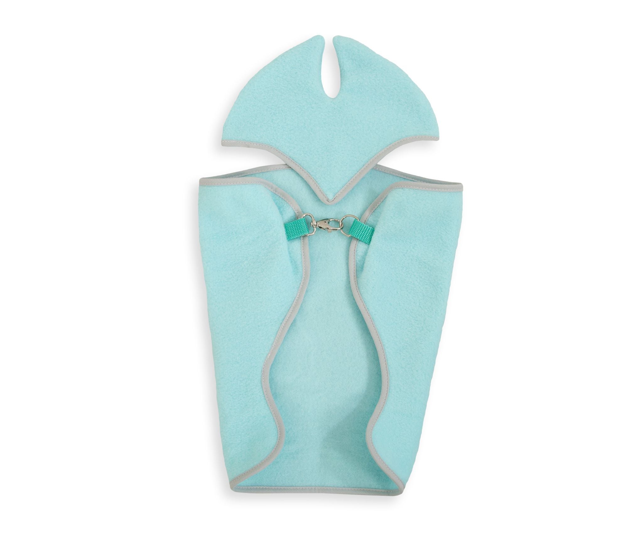 Set for Hobby Horse A3: Fleece blanket + earmuffs - light mint