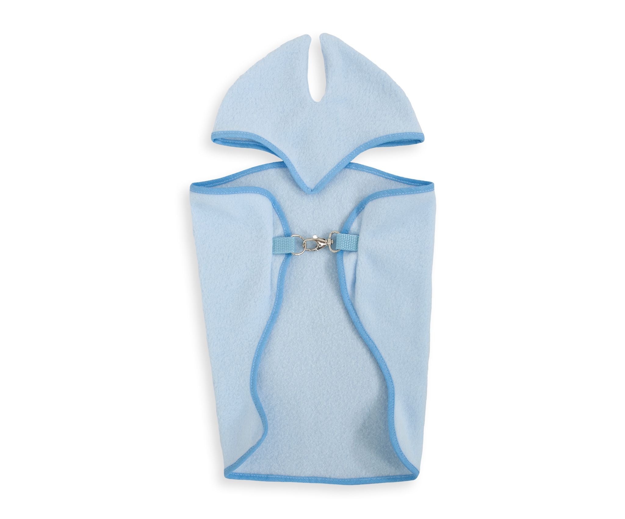 Set for Hobby Horse A3: Fleece blanket + earmuffs - light blue