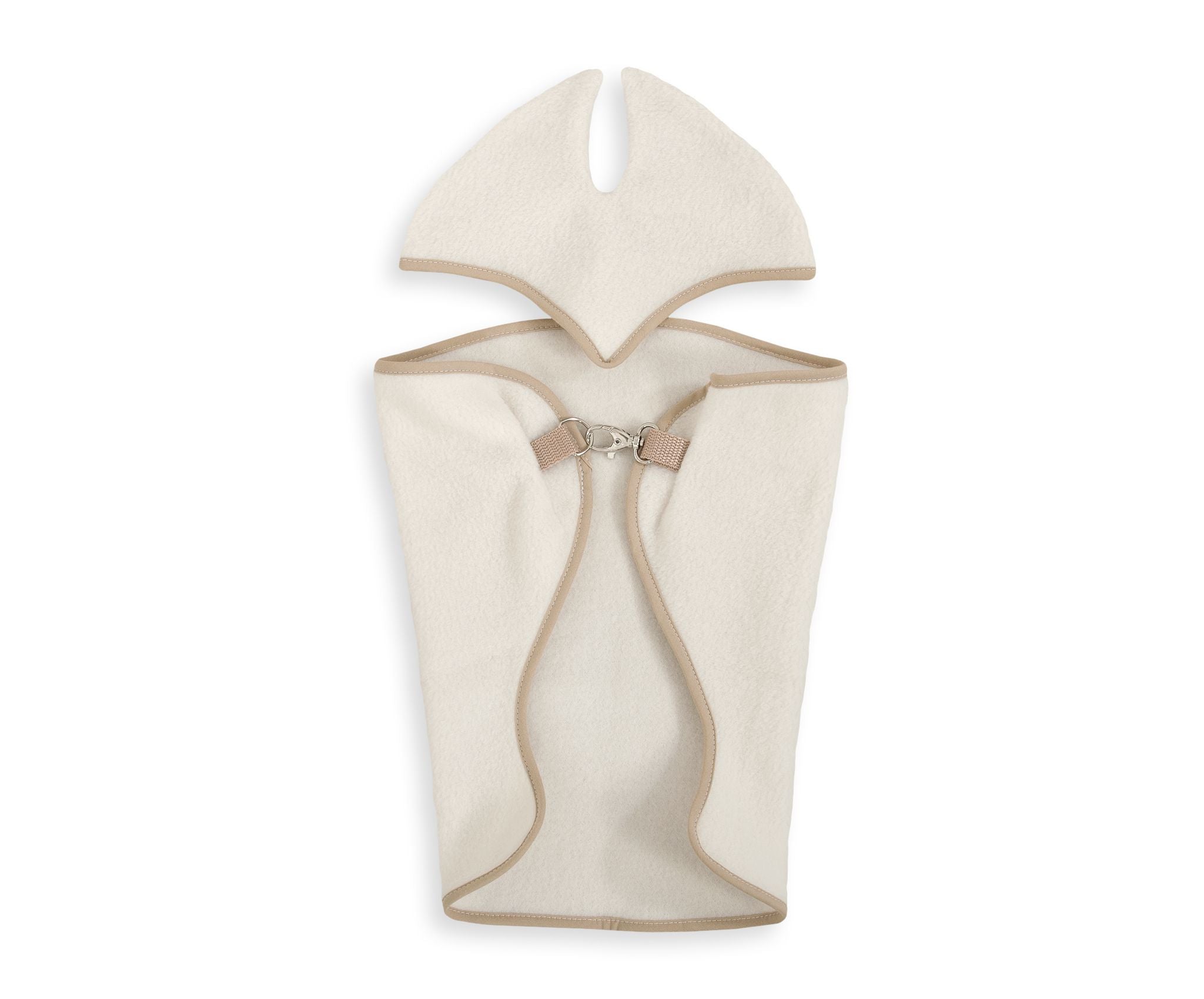 Set for Hobby Horse A3: Fleece blanket + earmuffs - cream