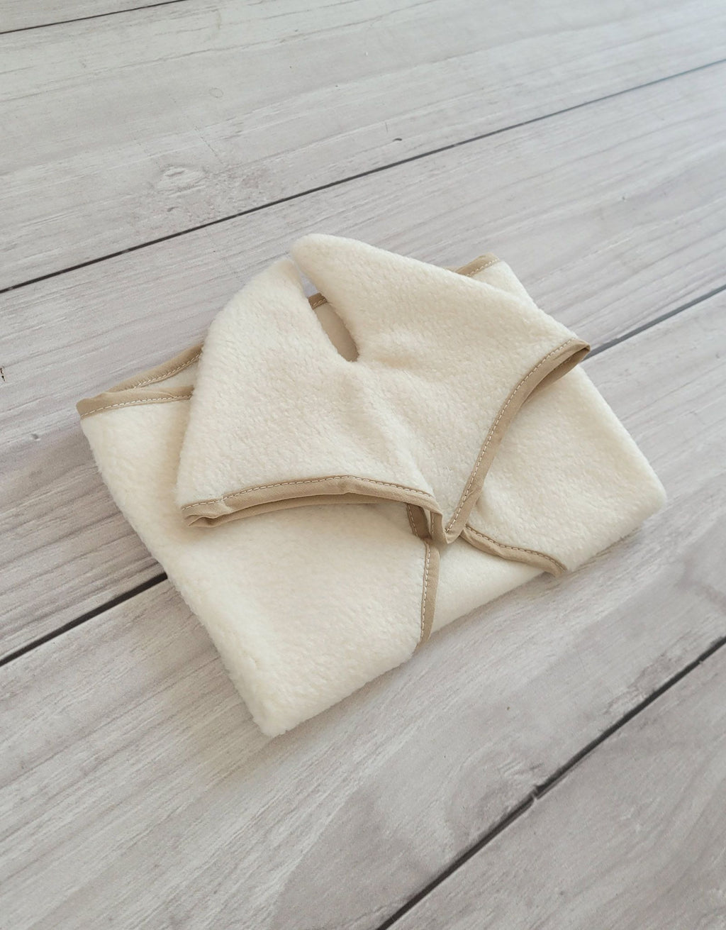 Set for Hobby Horse A4 and A5: Fleece blanket + earmuffs - cream