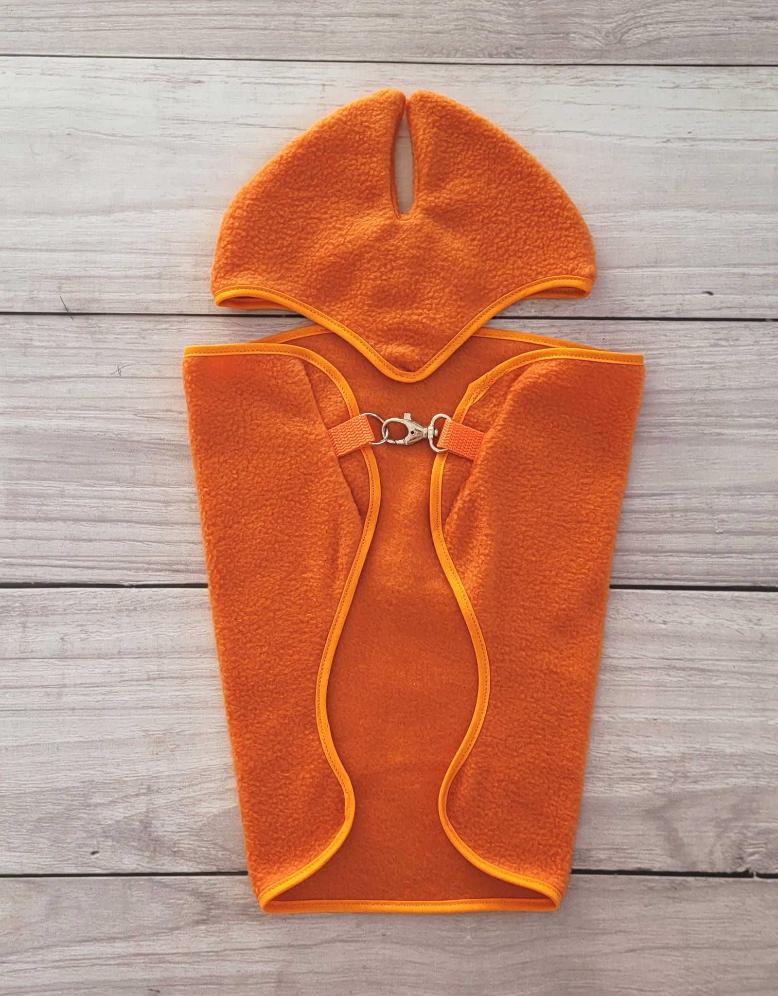Set for Hobby Horse A4 and A5: Fleece blanket + earmuffs - orange