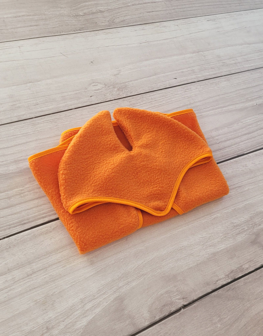 Set for Hobby Horse A3: Fleece blanket + earmuffs - orange