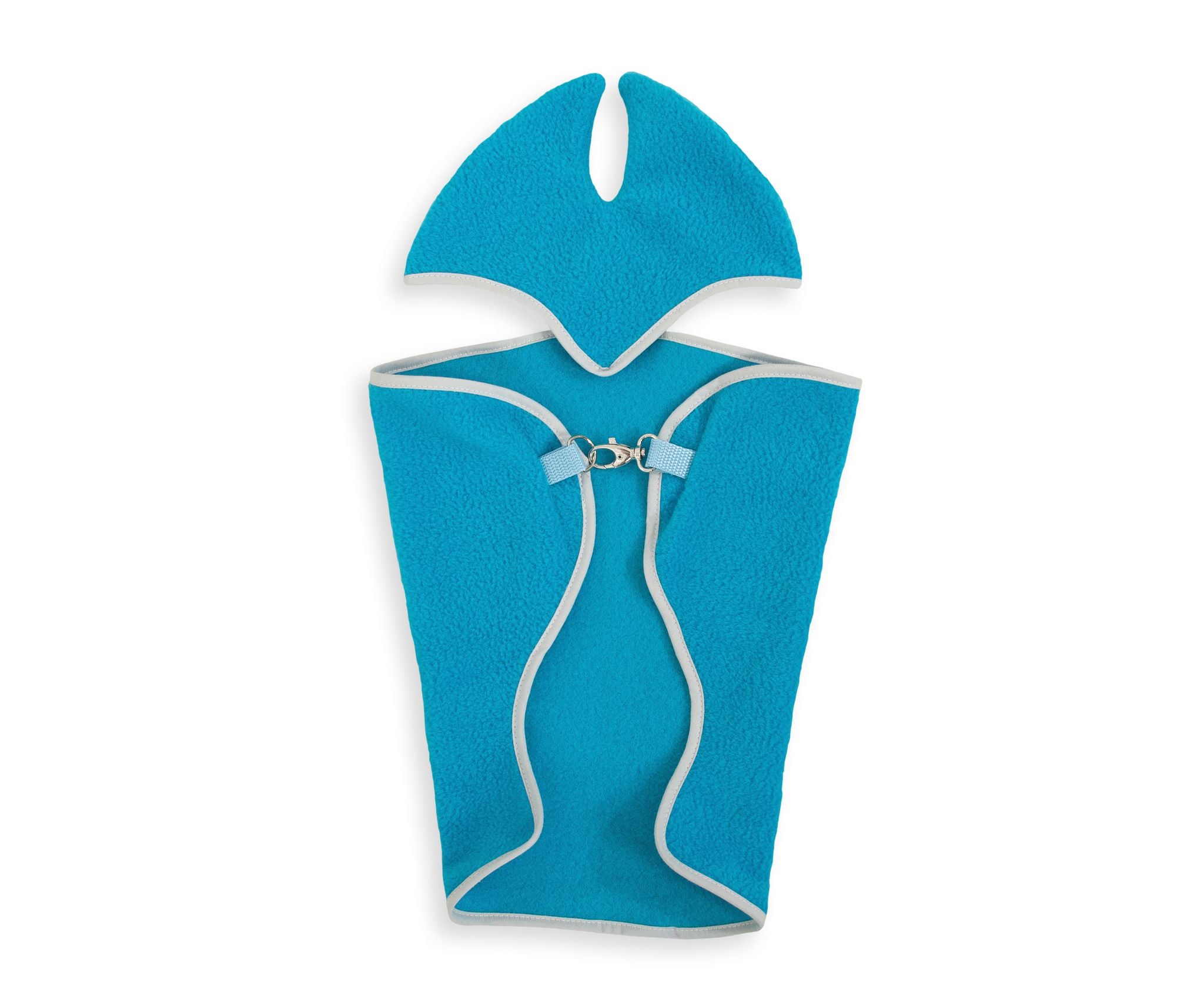 Set for Hobby Horse A3: Fleece blanket + earmuffs - turquoise