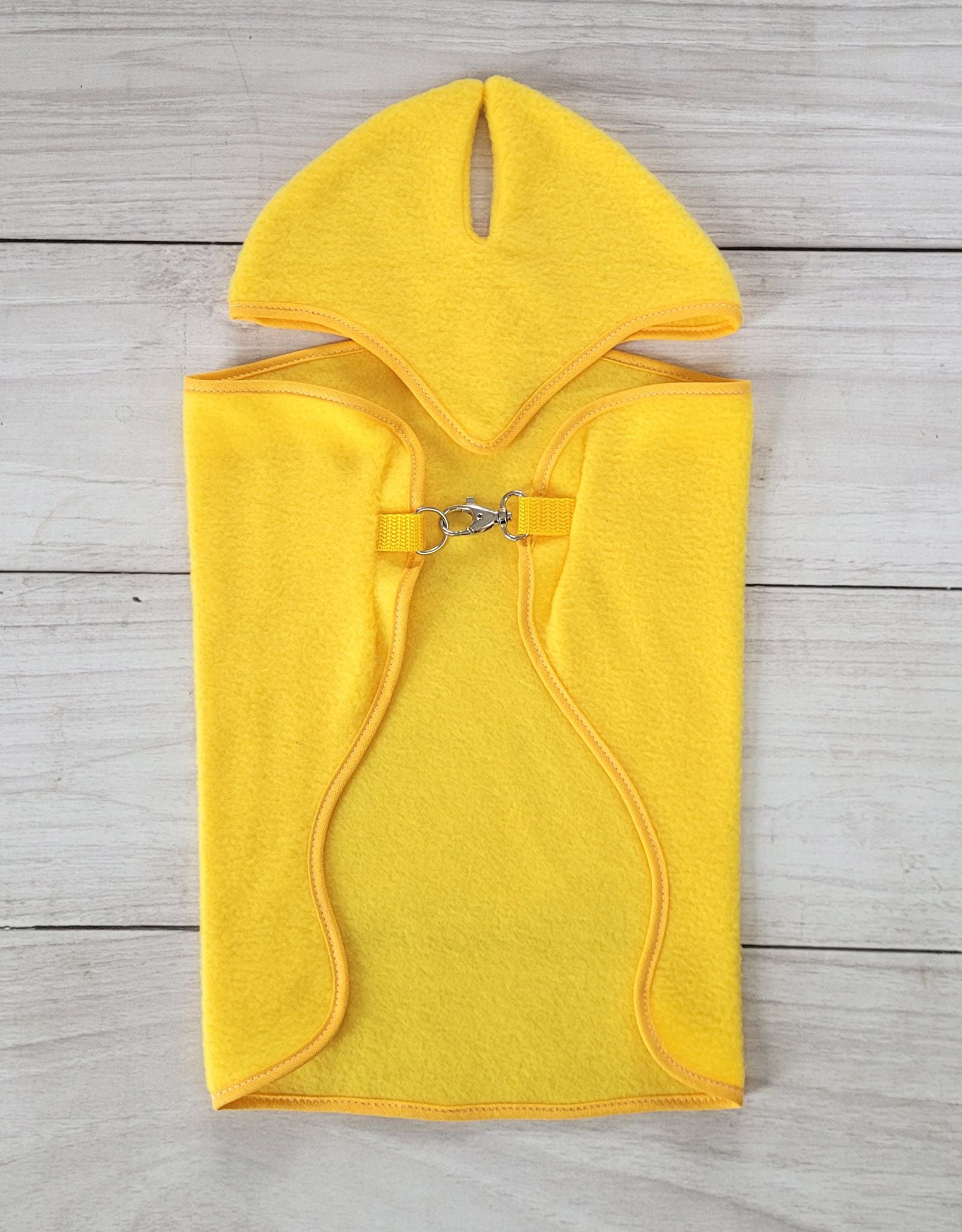 Set for Hobby Horse A3: Fleece blanket + earmuffs - yellow