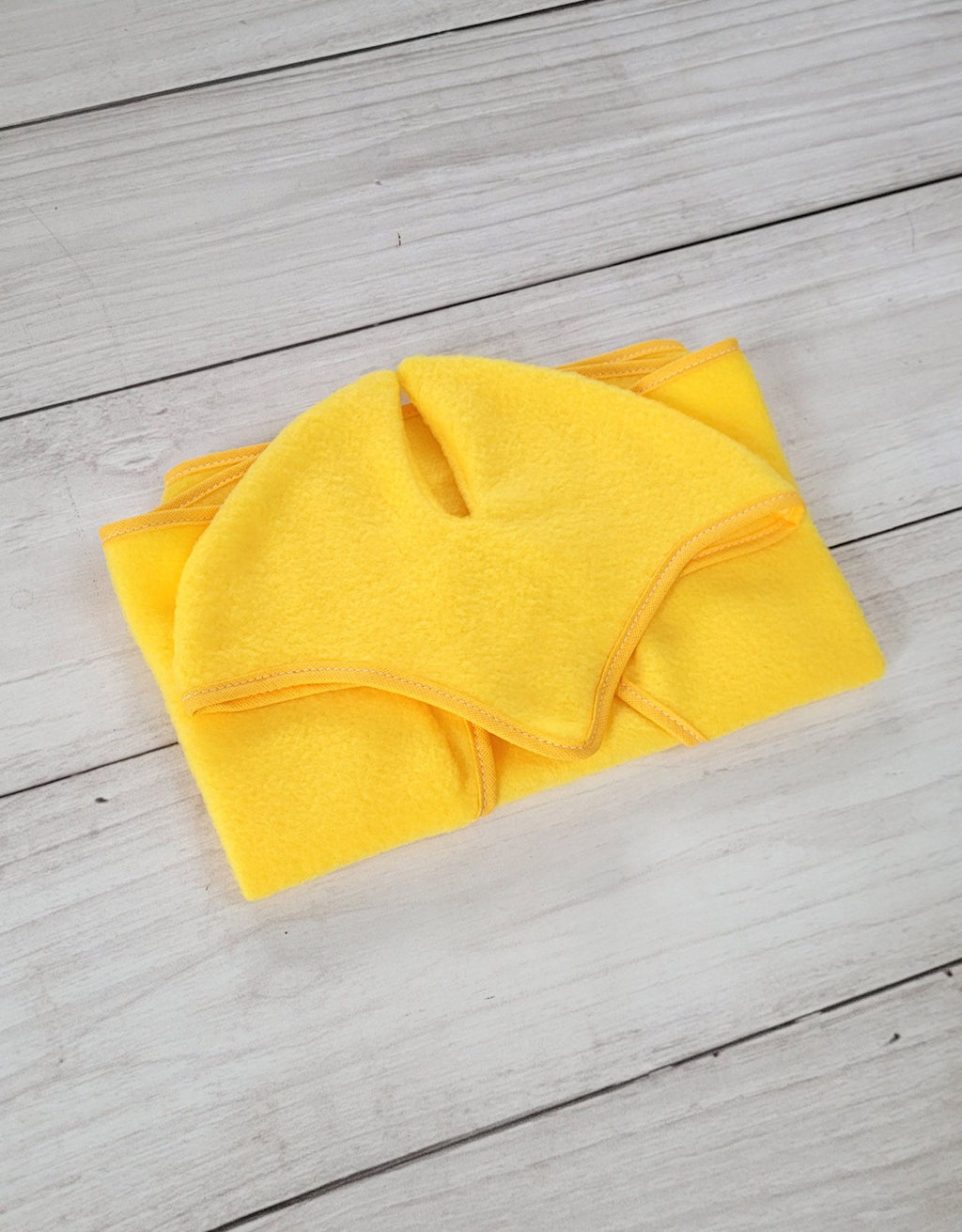 Set for Hobby Horse A3: Fleece blanket + earmuffs - yellow
