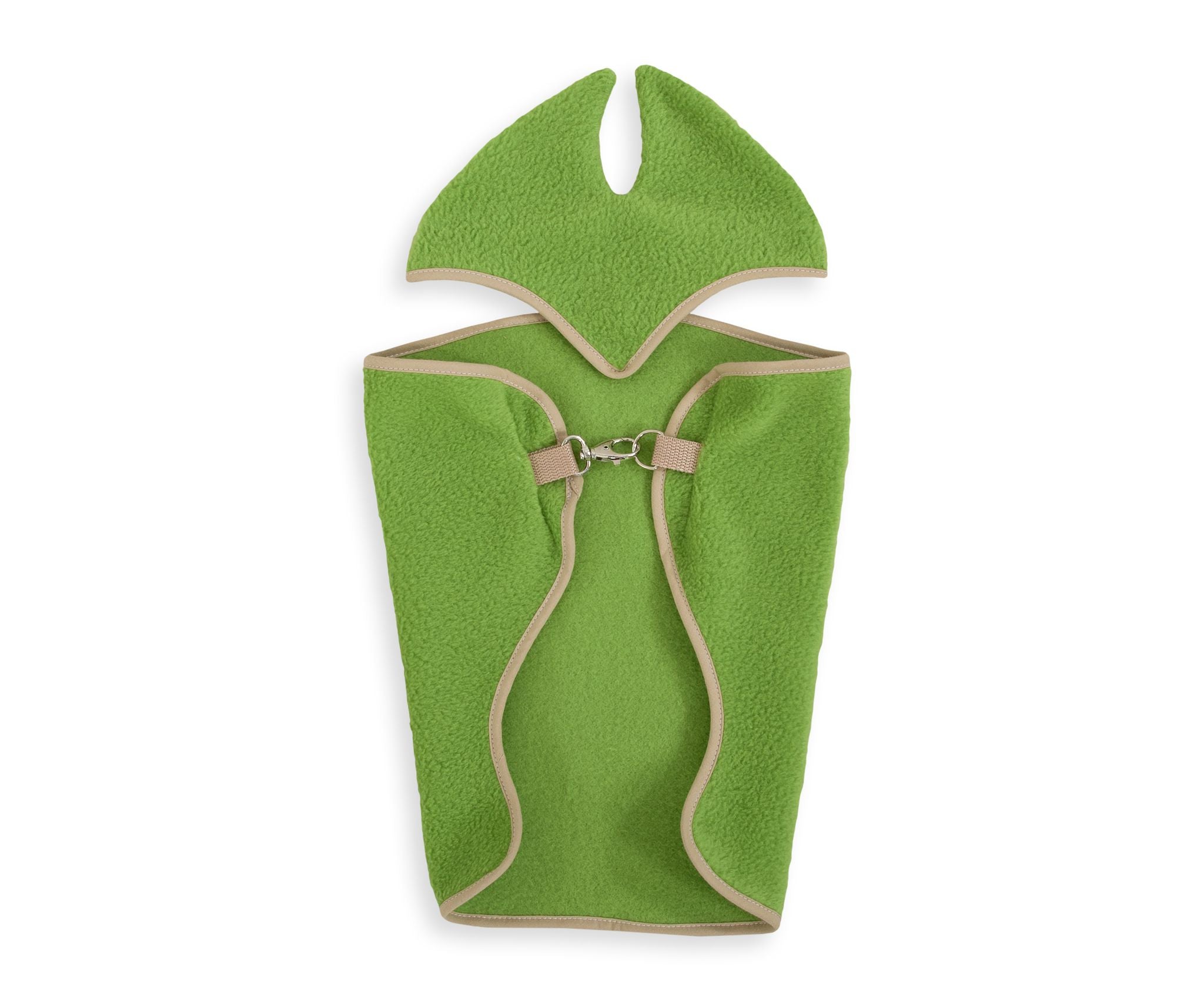 Set for Hobby Horse A3: Fleece blanket + earmuffs - light green
