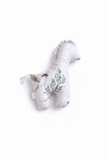 LUCKY Horse - a soft first cuddly toy - Brown birds