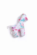LUCKY Horse - a soft first cuddly toy - Hummingbirds in flowers