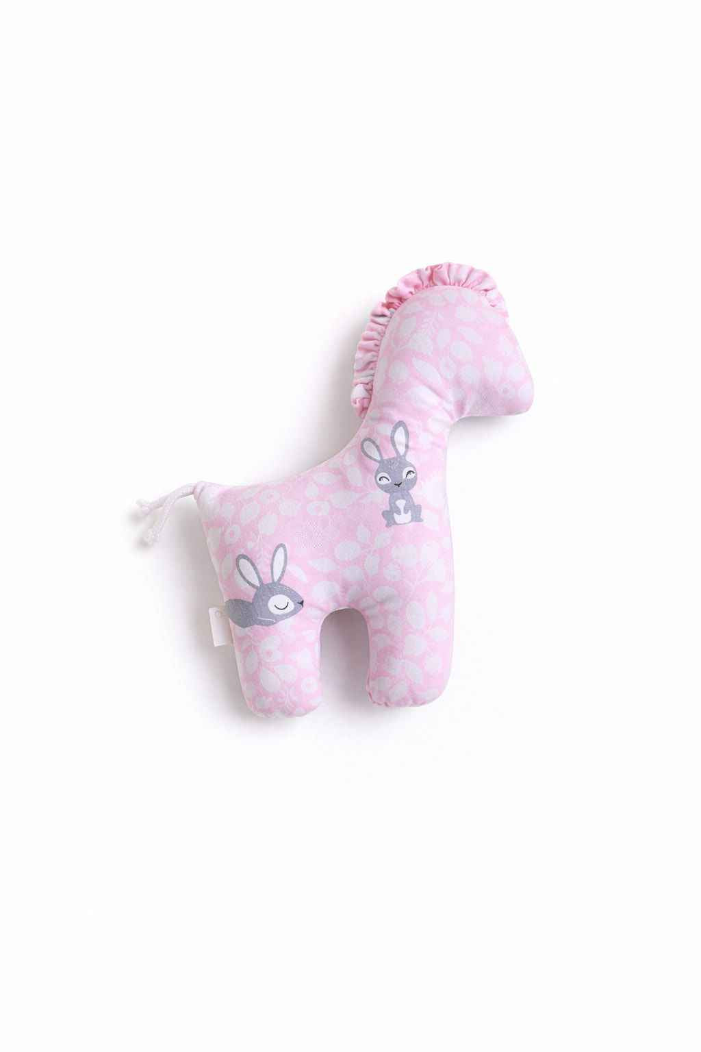 LUCKY Horse - a soft first cuddly toy - Pink Bunnies