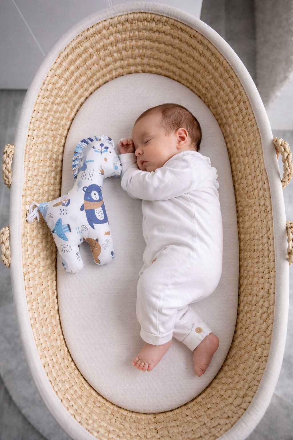 LUCKY Horse - a soft first cuddly toy - Navy blue bears